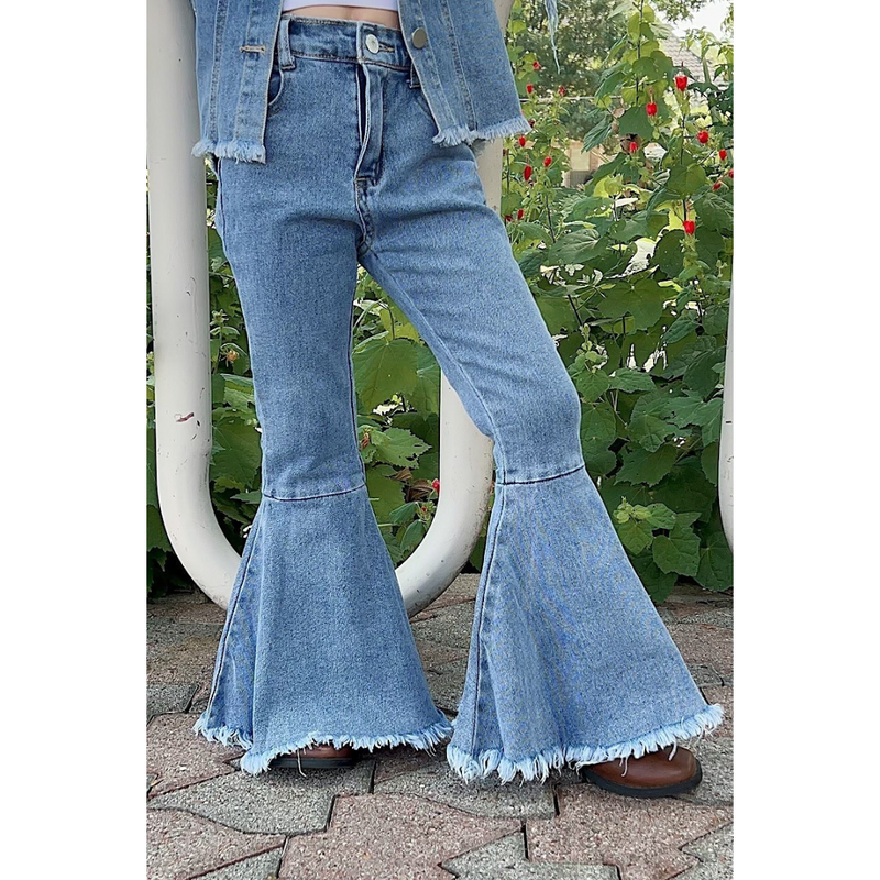 Girls Flare Jeans - Custom Option Available