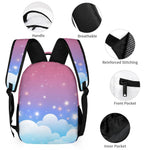 3-in-1 Backpack Combo - Stitch and Angel - Add Name