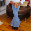 Girls Flare Jeans - Custom Option Available