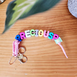 Chunky Acrylic Letters Name Keychain