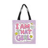 I Am That Girl Tote Bag - Lilac