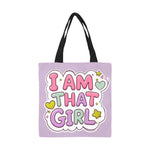 I Am That Girl Tote Bag - Lilac