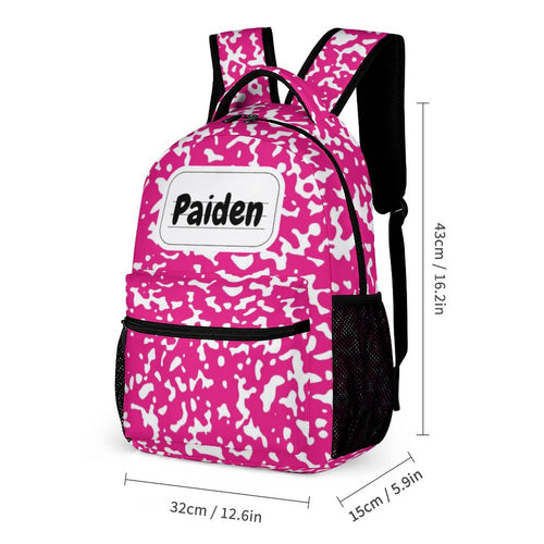 3-in-1 Backpack Combo - Hot Pink Notebook - Add Name