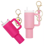 Mini Tumbler Chapstick Holder Keychains