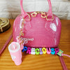 Chunky Acrylic Letters Name Keychain
