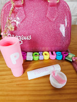 Mini Tumbler Chapstick Holder Keychains