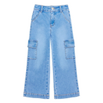 light wash cargo jeans for girls