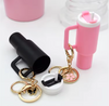 Mini Tumbler Chapstick Holder Keychains
