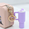 Mini Tumbler Chapstick Holder Keychains