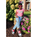 Custom High Waisted Girls Jeans