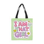 I Am That Girl Tote Bag - Mint