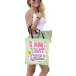 I Am That Girl Tote Bag - Mint