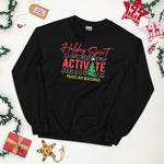 Holiday Spirit Activate Unisex Sweatshirt Black