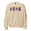 Mama - Sand and Heather Purple Sweatshirt