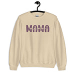 Mama - Sand and Heather Purple Sweatshirt