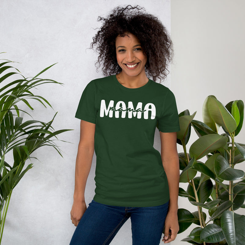 Mama Tshirt (Unisex) Black, Forest Green, Autumn