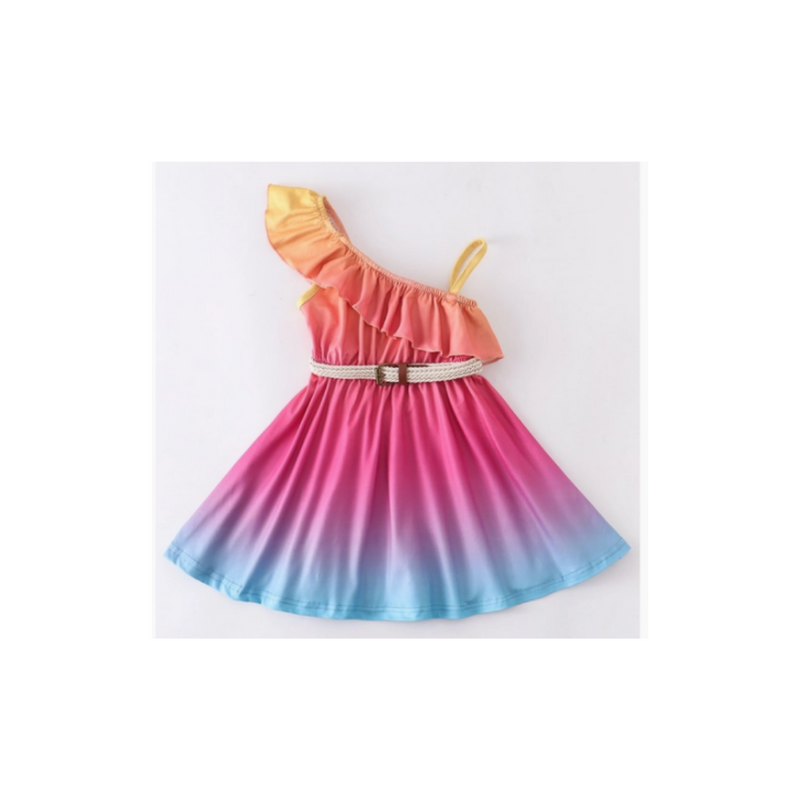 Mommy and Me Halo Rainbow Dresses Mom