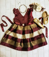 Fancy Bordeaux Holiday Dress