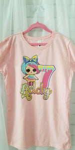LOL Doll Unicorn Fitted Tee - 4 Colors, 6 Other Doll Options