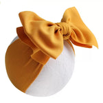 Marigold Big Bow Fabric Headwrap, Turban, Headband