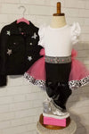 4PC Cheetah Print Pop Star Outfit - Only 1 left, Size 3/4T