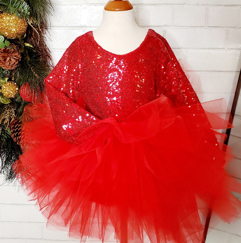 Long Sleeve Sequin Leotards/Rompers