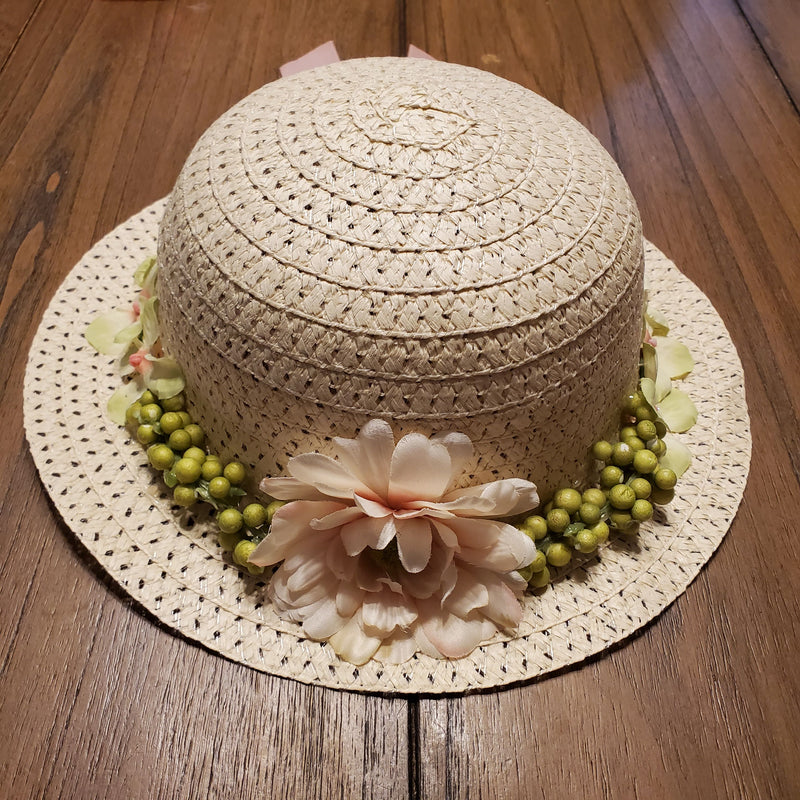 Girls Spring Bloom Straw Hat