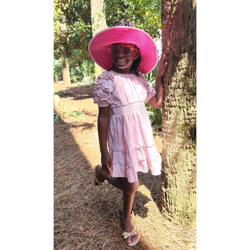 Mommy and Me Dusty Pink Ruffle Dresses