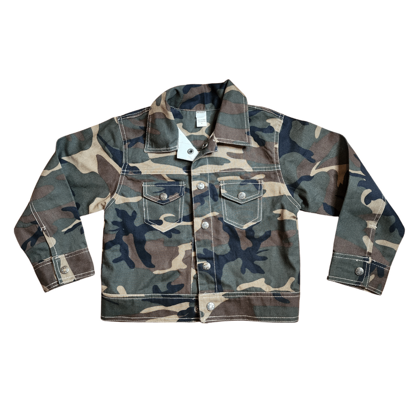 Custom Camo Toddler Jacket - Sizes 2, 4, or 6