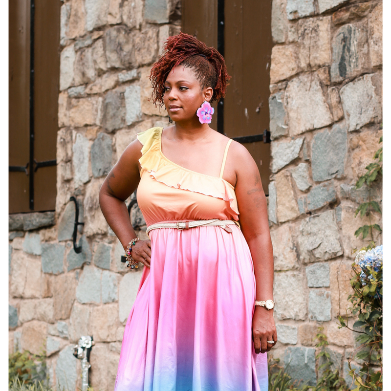 Mommy and top me rainbow dress