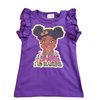 Girls Fun Character Tees, 4 Skin Tones