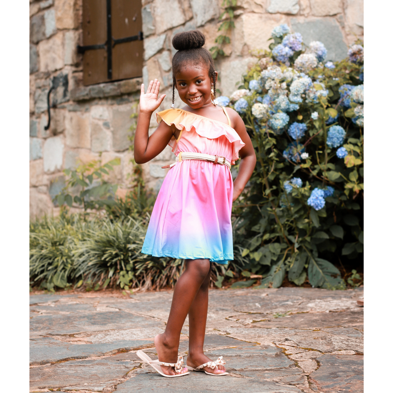 Mommy and hot sale me rainbow dress