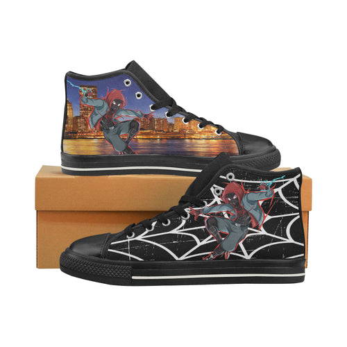 spider boy canvas sneakers
