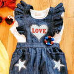 4th of July Romper Set 12M - 4T