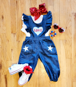4th of July Romper Set 12M - 4T