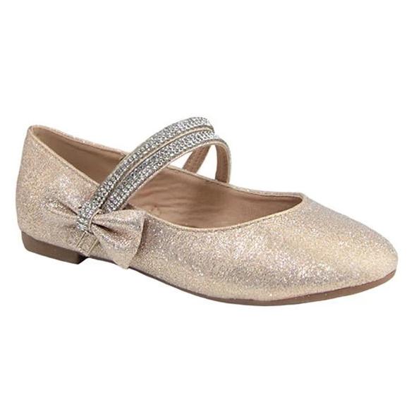 Special Occasion Dress Shoe - Little Kids - Silver or Gold Sparkle