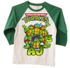 Custom Teenage Mutant Ninja Turtles Birthday Raglan Tshirt