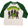 Custom Teenage Mutant Ninja Turtles Birthday Raglan Tshirt