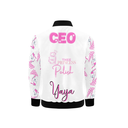 Custom Order for Keisha - Mini CEO Bomber Jacket