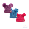 Infant CC Beanie Hats with Double Pom-Pom