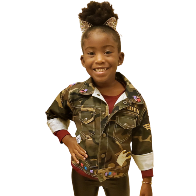 Custom Camo Toddler Jacket - Sizes 2, 4, or 6