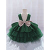 Girls Holiday Dresses - Ruby Red or Emerald Green