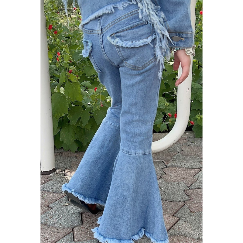 Girls Flare Jeans - Custom Option Available