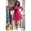 Mommy & Me Burgundy Dresses
