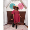 Mommy & Me Burgundy Dresses
