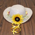 Wide Brim Sunflower Hat