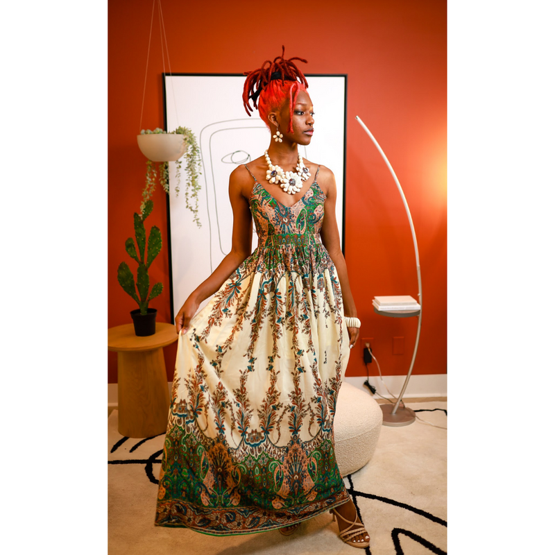 Flowy Backless Maxi Dress L 8-10 Flowy Backless Maxi Dress L 8-10