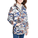 Navy Mix Camo Girl's Jacket