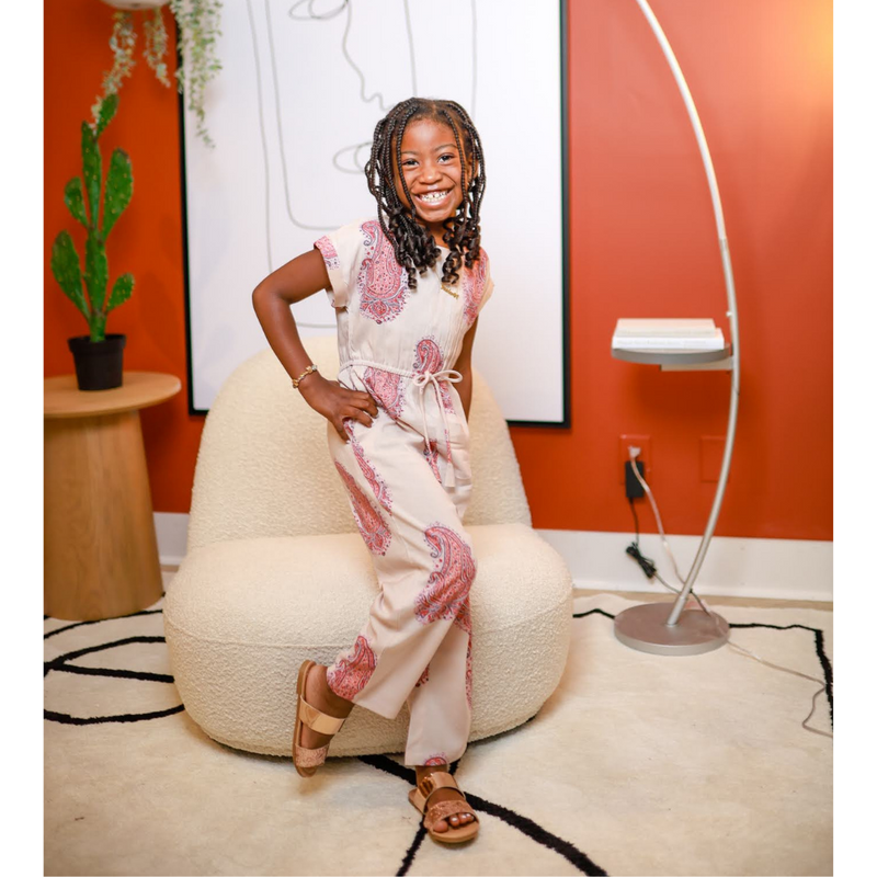 Paisley print jumpsuit 2025