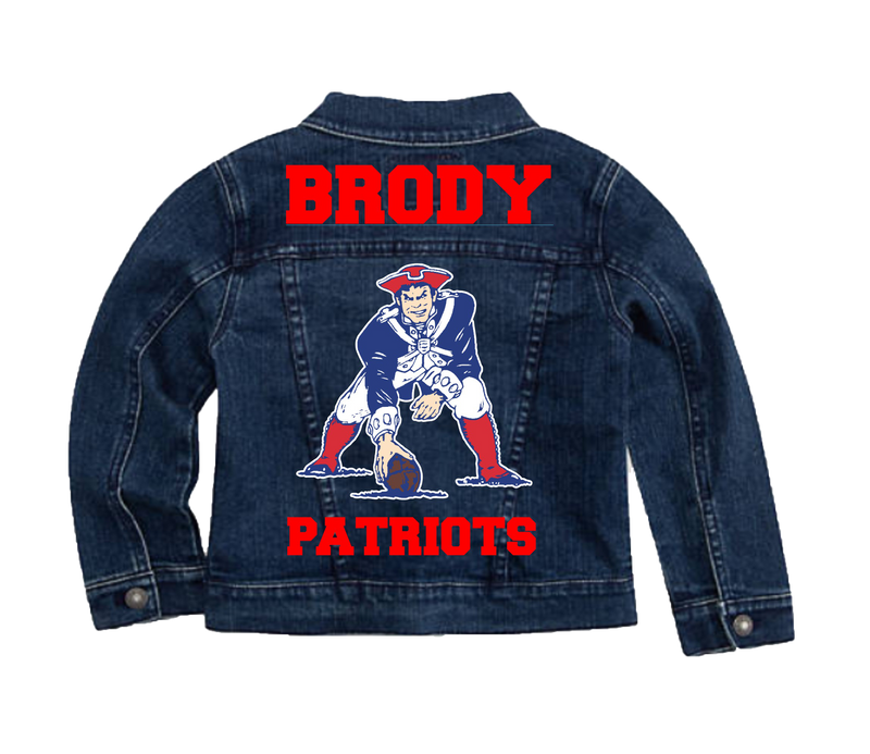 Custom Jean Jackets Boys - Sports, Superheros, Characters Sizes 5 - 16